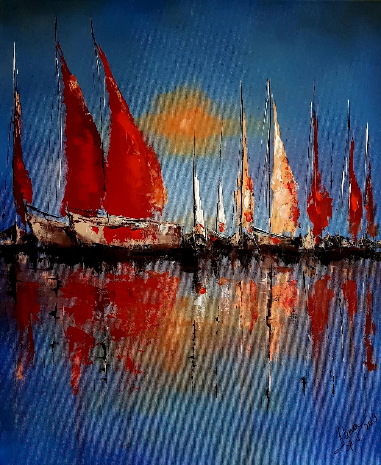 ArteDiAlina.com painting: as they have gone, they will return